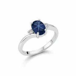 טבעת ספיר כוכב